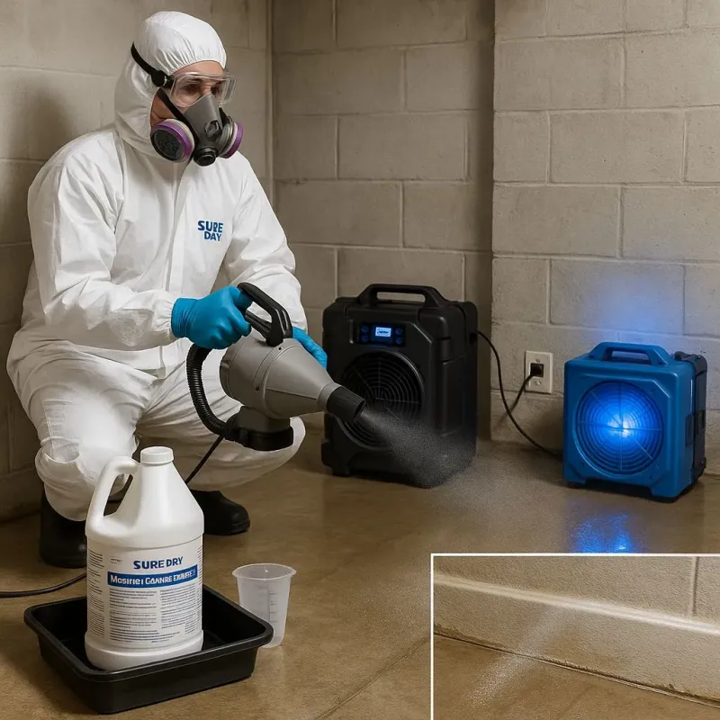 Sanitization and Odor Removal process in Greensboro, MD